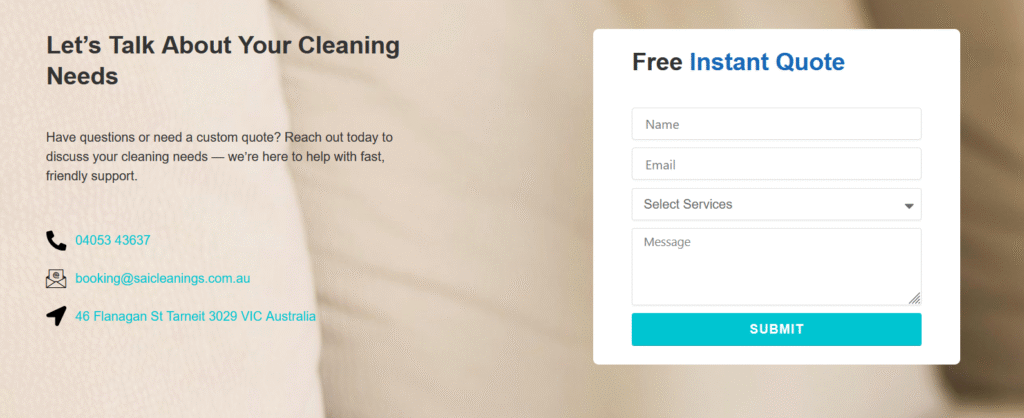 sai cleanings